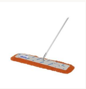Dust Control Mop Orange With Handle X 90CM