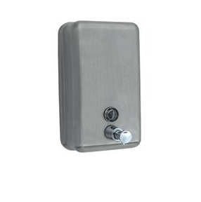 Satin Stainless Steel Vertical Soap Dispenser 1.2L
