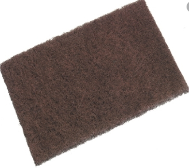 Oates Scour Pad Maroon 23 X 15cm X 10 pack