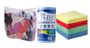 CLOTHS RAGS & WIPES