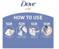 DOVE NOURISHING MILK BODY WASH - 4L