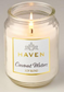 HAVEN GLASS JAR CANDLE SOY BLEND - COCONUT WATER - 14.5CM