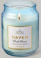 HAVEN GLASS JAR CANDLE SOY BLEND  - FRESH FOREST - 14.5CM