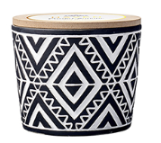 HAVEN CANDLE COASTAL JASMINE SOY BLEND IN TRIBAL POT