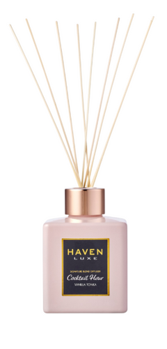HAVEN DIFFUSER LUXE GLASS - PINK - COCKTAIL HOUR -  120ml