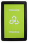 SABCO RECYCLING STATION 40L BIN WITH GREEN LID (ORGANICS)