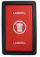SABCO RECYCLING STATION 40L WITH RED LID (LANDFILL)