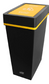 SABCO RECYCLING STATION 40L BIN WITH YELLOW LID (BOTTLES & CANS)