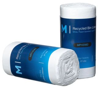 RUBBISH BAGS  - 27L WHITE - 50/ROLL -