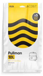 FILTA PULLMAN 10L VACUUM BAGS - 5 PACK