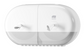 TORK SMARTONE MINI TOILET ROLL DISPENSER - T9 - TWIN WHITE