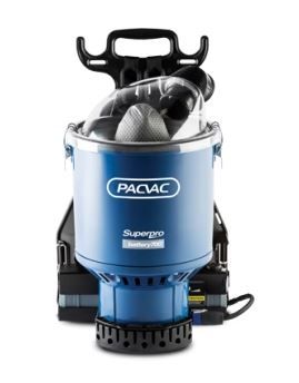 PACVAC SUPERPRO GO BATTERY BACKPACK VACUUM CLEANER