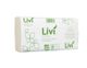 LIVI SLIMFOLD HANDTOWEL 1PLY  - 200SHTS 20PK/CTN