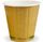 8OZ KRAFT GREEN STRIPE DOUBLE WALL BIOCUP - 50 PER SLEEVE