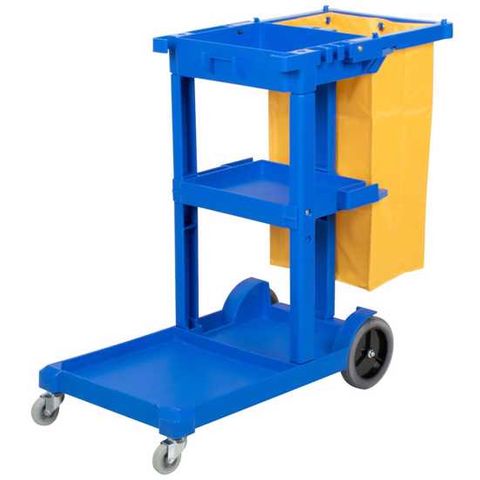 JANITOR CART - BLUE