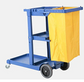 FILTA TITAN UTILITY JANITOR CART - BLUE