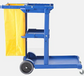 FILTA TITAN UTILITY JANITOR CART - BLUE