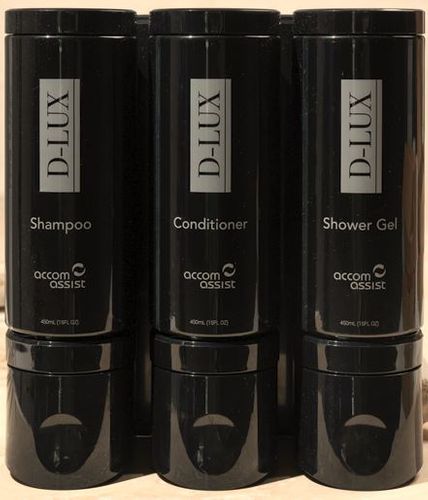 DLUX BLACK DISPENSER TRIPLE