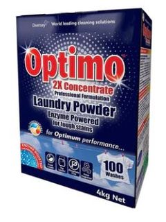 OPTIMO 2 X CONCENTRATE LAUNDRY POWDER - 4KG