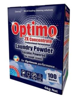 OPTIMO 2 X CONCENTRATE LAUNDRY POWDER - 4KG