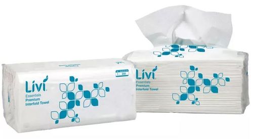LIVI ESSENTIALS PAPER HAND TOWEL -  **NO DISPENSER NEEDED**