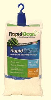 RAPID SABCO MICROFIBRE MOP HEAD - 350G - BLUE