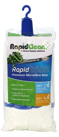 RAPID SABCO MICROFIBRE MOP HEAD - 350G - BLUE **BUY 1 GET 1 FREE**