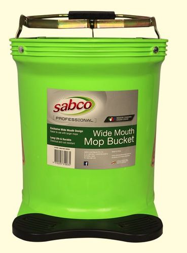 SABCO WIDE MOUTH MOP BUCKET - 16L - GREEN