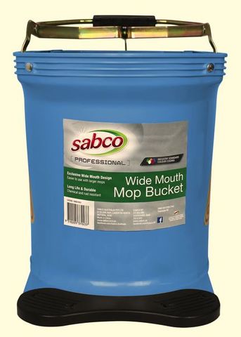 SABCO WIDE MOUTH MOP BUCKET - 16L - BLUE