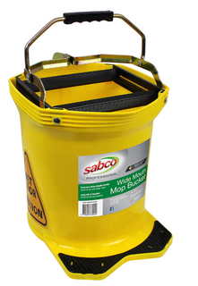 SABCO WIDE MOUTH MOP BUCKET - 16L - YELLOW