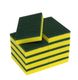 GALA SPONGE SCOURER (YELLOW SPONGE & GREEN SCOURER) - 10PK