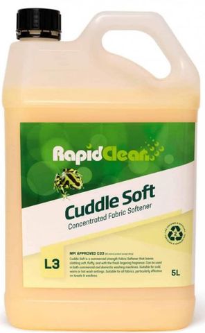 RAPIDCLEAN CUDDLE SOFT FABRIC SOFTENER - 5L