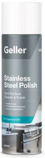 GELLER STAINLESS STEEL CLEANER - 500ML AEROSOL CAN