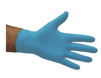 NITRILE POWDER FREE BLUE GLOVES