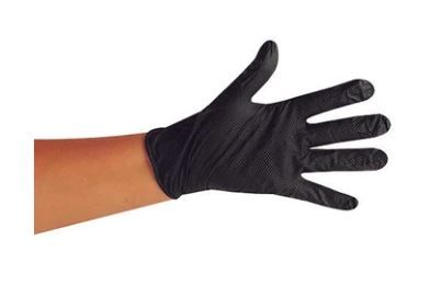 BLACK NITRILE POWDER FREE GLOVES