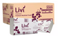 LIVI IMPRESSA SLIMFOLD TOWEL - 2PLY - 200SH/PK, 16PK/CTN
