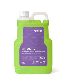 GELLER ULTIMO BIO ACTIV NO RINSE DRAIN & FLOOR CLEANER - 3.3L