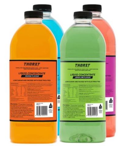 THORZT LIQUID CONCENTRATES - 4 X 2L - MIXED FLAVOURS