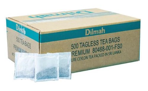 TEA BAGS - DILMAH TAGLESS - 500/BOX