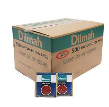 DILMAH EARL GREY FOIL ENV TEA BAGS  - 500/CTN