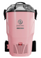 PACVAC VELO BACKPACK VACUUM CLEANER - PINK  -FREE PACK OF VACUUM BAGS-