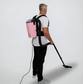 PACVAC VELO BACKPACK VACUUM CLEANER - PINK  -FREE PACK OF VACUUM BAGS-