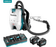 MAKITA BRUSHLESS BACKPACK VACUUM - 2L -COMPLETE WITH CHARGER/BATTERY