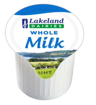 UHT WHOLE MILK POD 12ml 120/CTN