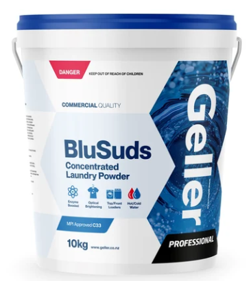 GELLER BLUSUDS LAUNDRY POWDER 10KG PAIL