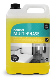 MULTI-PHASE - CLEANER/DISINFECTANT/DEODORISER/REODORISER - 5L