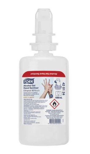 TORK ALCOHOL GEL HAND SANITISER - 1L