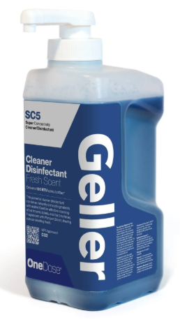 GELLER ONEDOSE SC5 CLEANER/DISINFECTANT - 1L