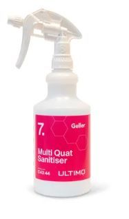 GELLER SPRAY BOTTLE - #7 MULTI QUAT SANITISER - 750ML