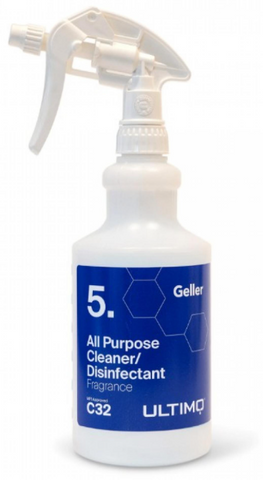 GELLER SPRAY BOTTLE - #5 CLEANER/DISINFECTANT